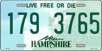 NH license plate 1793765