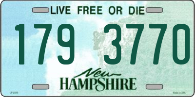 NH license plate 1793770