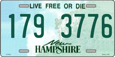 NH license plate 1793776