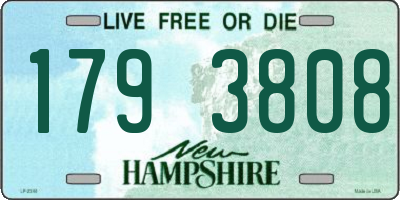 NH license plate 1793808