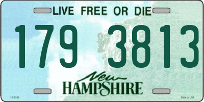 NH license plate 1793813