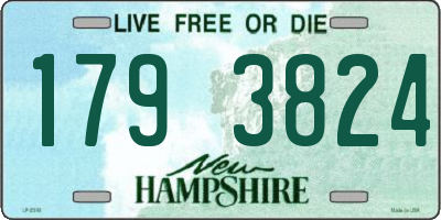 NH license plate 1793824