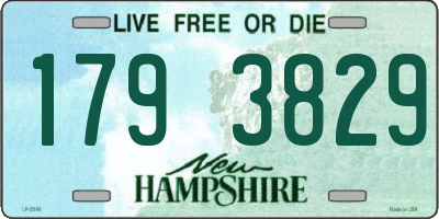 NH license plate 1793829