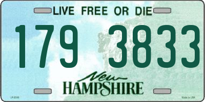 NH license plate 1793833