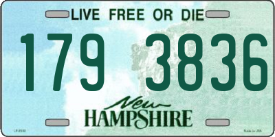 NH license plate 1793836