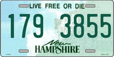 NH license plate 1793855