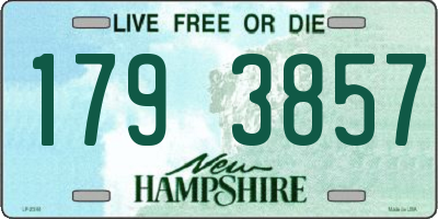 NH license plate 1793857