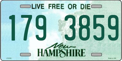 NH license plate 1793859