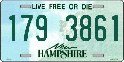 NH license plate 1793861