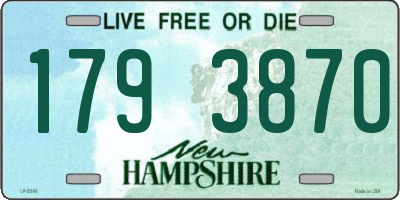 NH license plate 1793870