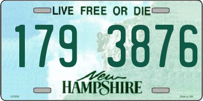 NH license plate 1793876