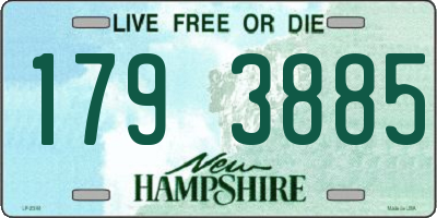 NH license plate 1793885