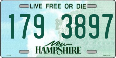 NH license plate 1793897