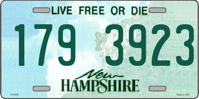 NH license plate 1793923