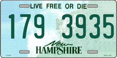 NH license plate 1793935