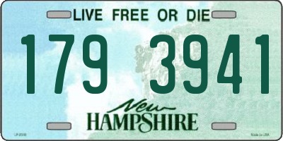 NH license plate 1793941