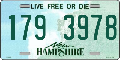 NH license plate 1793978