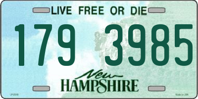 NH license plate 1793985