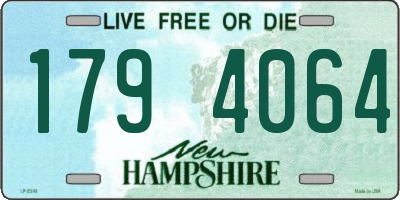 NH license plate 1794064