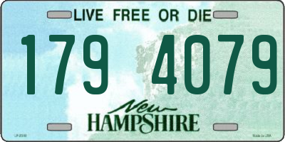 NH license plate 1794079
