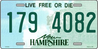 NH license plate 1794082