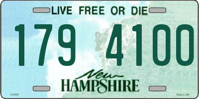 NH license plate 1794100