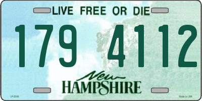 NH license plate 1794112
