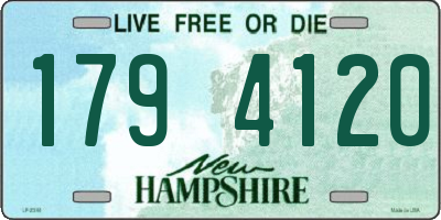 NH license plate 1794120
