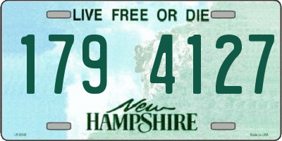 NH license plate 1794127