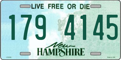 NH license plate 1794145