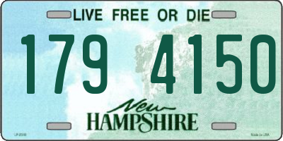 NH license plate 1794150