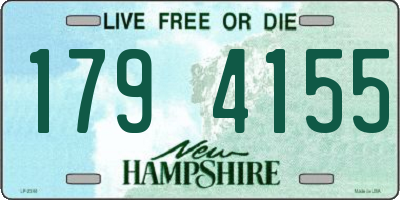 NH license plate 1794155
