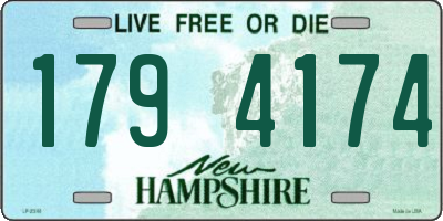 NH license plate 1794174