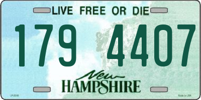 NH license plate 1794407
