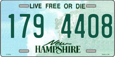 NH license plate 1794408