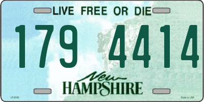 NH license plate 1794414