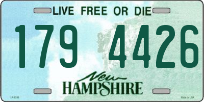 NH license plate 1794426