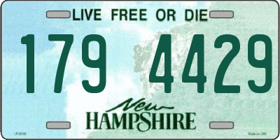 NH license plate 1794429