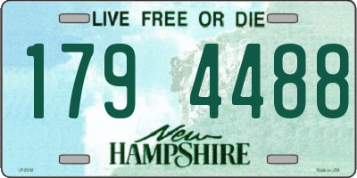 NH license plate 1794488