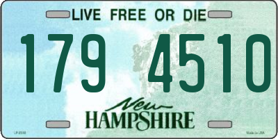 NH license plate 1794510