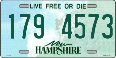 NH license plate 1794573