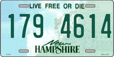 NH license plate 1794614