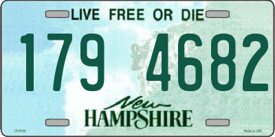 NH license plate 1794682