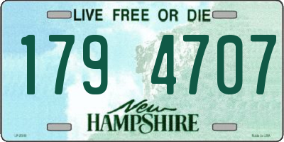 NH license plate 1794707