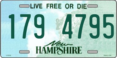 NH license plate 1794795