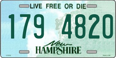 NH license plate 1794820