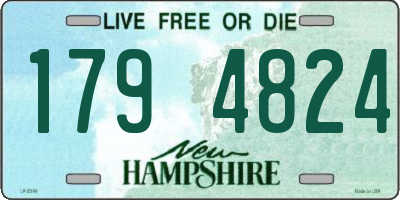 NH license plate 1794824