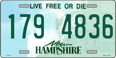 NH license plate 1794836