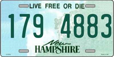 NH license plate 1794883