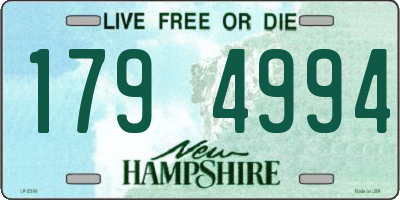 NH license plate 1794994